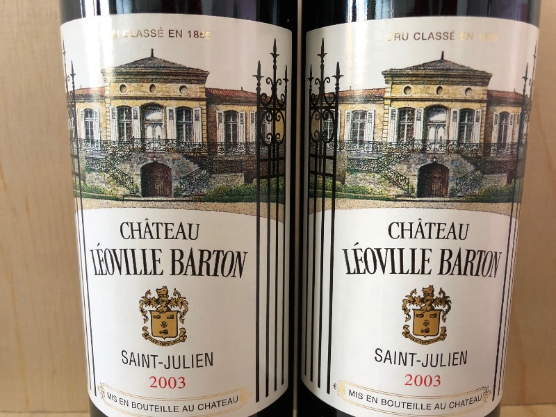 2 x Château Léoville Barton, SaintJulien, 2003 Cavacave
